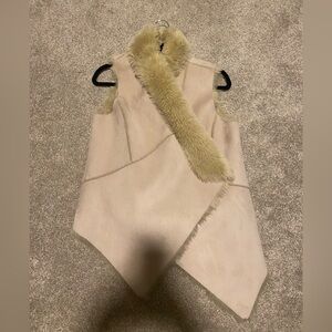 LOFT Wrap Faux Fur Vest